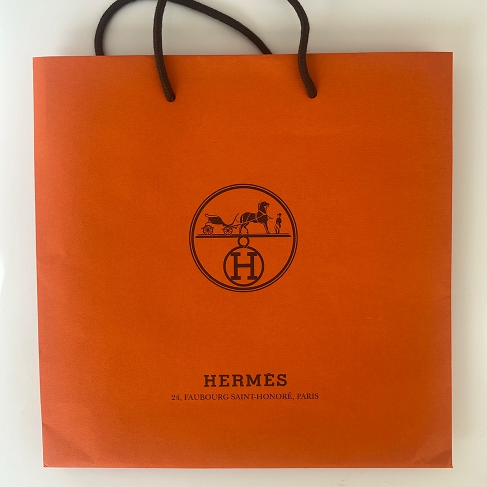 Authentic Hermes Shopping Gift Bag